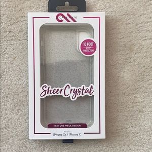 Case Mate Sheer Crystal iPhone X, Xs case